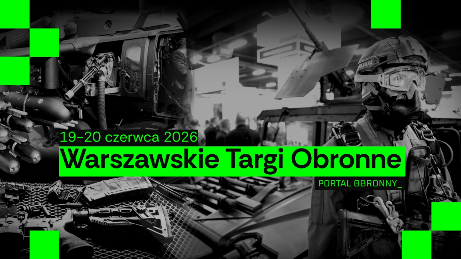Minister Obrony oficjalnym patronem Warszawskich Targów Obronnych