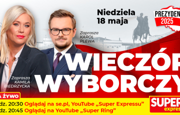 „Super Express” i kanał Super Ring z dwoma osobnymi wieczorami wyborczymi